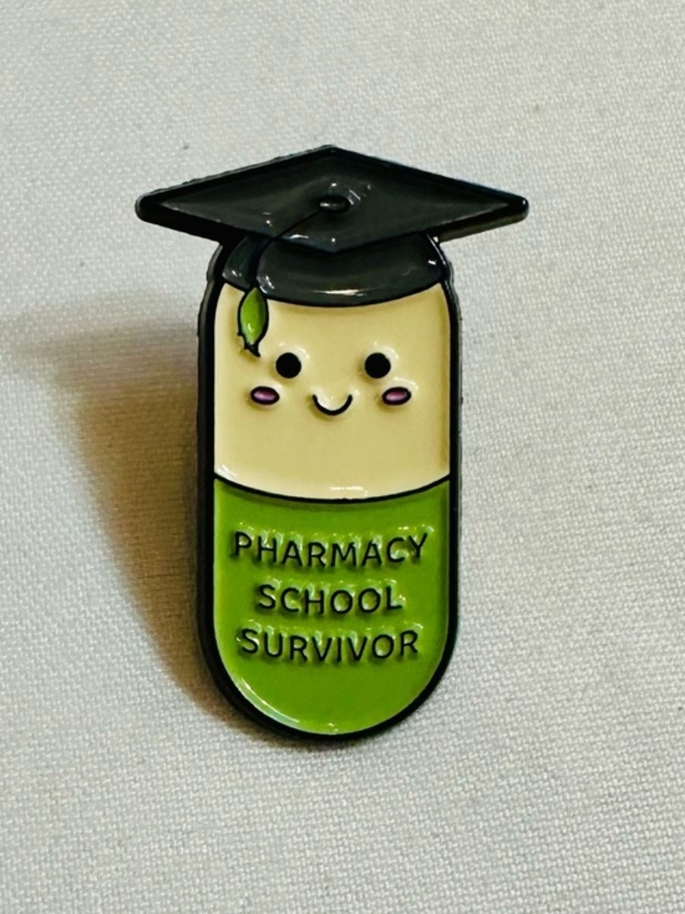 Pharmacy School Survivor Pill Pin
